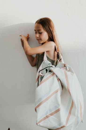 Slika Vreća i podloga 2u1 za vanjske prostore - Stripes - Play&Go