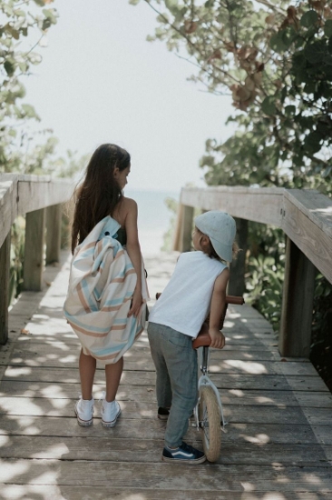 Slika Vreća i podloga 2u1 za vanjske prostore - Stripes - Play&Go