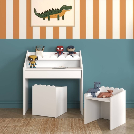 Slika Book Nook Montessori stol, snow Bellamy 