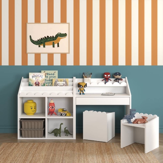Slika Book Nook Montessori stol, snow Bellamy 