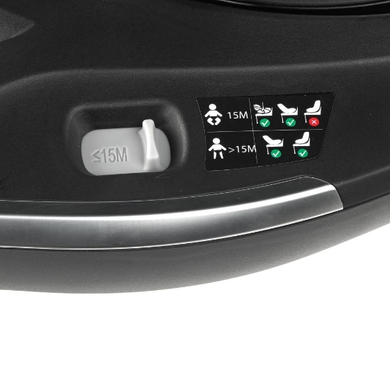 Slika Rotirajuća Isofix baza za Komibaby (40-87cm)/Kombikid (40-105cm), Gris Carbono JANE 