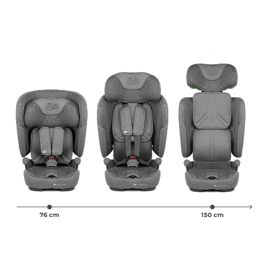 Slika Autosjedalica FIX2GO i-Size 9-36 kg (76-150 cm), Grey Kinderkraft 