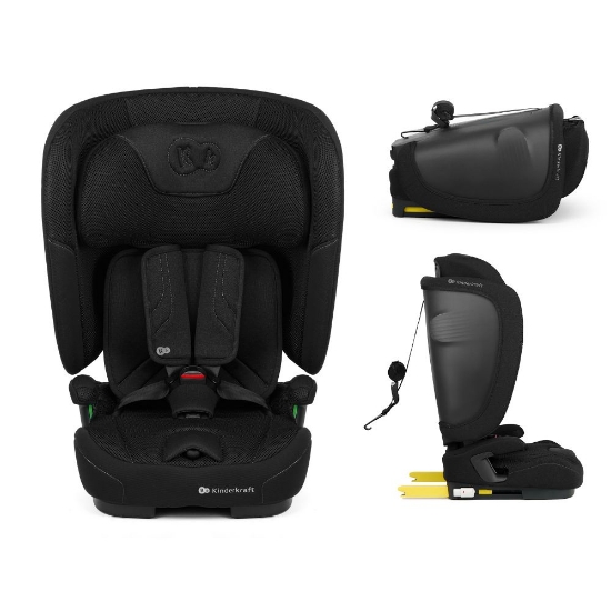 Slika Autosjedalica FIX2GO i-Size 9-36 kg (76-150 cm), Crna Kinderkraft 