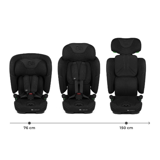Slika Autosjedalica FIX2GO i-Size 9-36 kg (76-150 cm), Crna Kinderkraft 