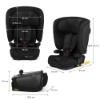 Slika Autosjedalica FIX2GO i-Size 9-36 kg (76-150 cm), Crna Kinderkraft 