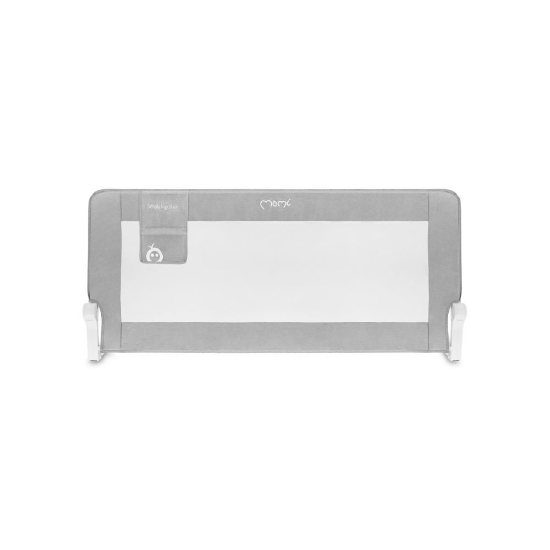 Slika LEXI XL PLUS zaštitna ograda za krevet 150x66 cm, siva MoMi 