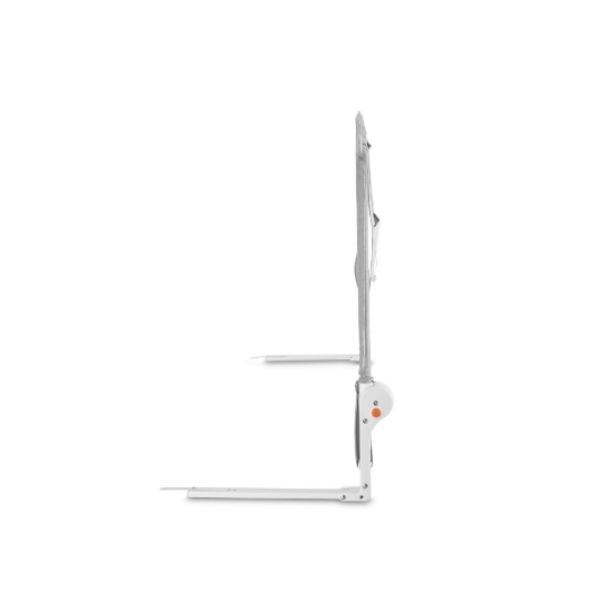 Slika LEXI XL PLUS zaštitna ograda za krevet 150x66 cm, siva MoMi 