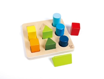 Slika Drvena slagalica – boje i oblici