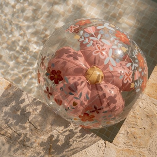 Slika 3D lopta na napuhavanje Figure Pink Flowers 35cm - Little Dutch