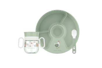 Slika 3-dijelni početni set za jelo Little Farm - Little Dutch