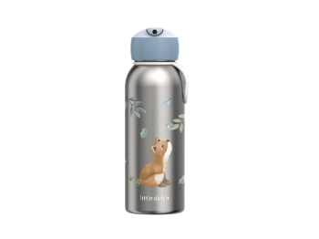 Slika Bočica od nehrđajučeg čelika flip-up Forest Friends 350ml - Little Dutch