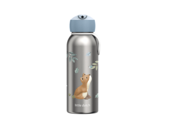 Slika Bočica od nehrđajučeg čelika flip-up Forest Friends 350ml - Little Dutch