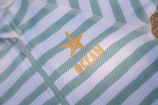 Slika Dječja majica za plivanje Stripes Surf Blue 74/80 - Little Dutch