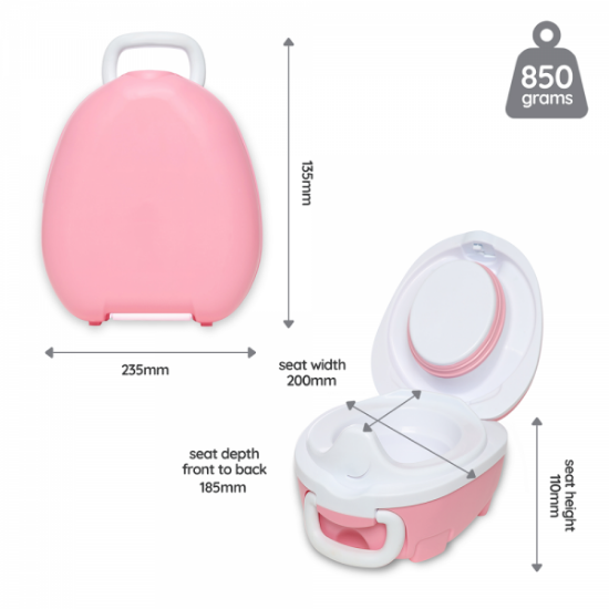 Slika Prijenosna tuta Roza - My Carry Potty