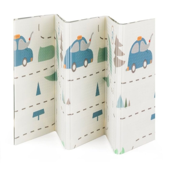 Slika Dvostrana podloga za igru Campy Cars & Arabesca 197 x 147 cm PETITE MARS 