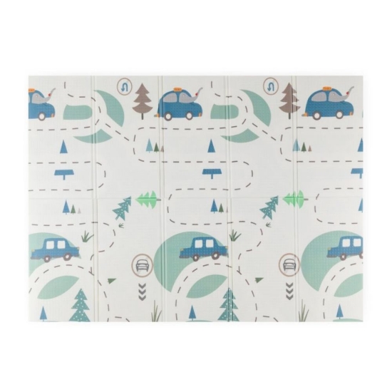 Slika Dvostrana podloga za igru Campy Cars & Arabesca 197 x 147 cm PETITE MARS 