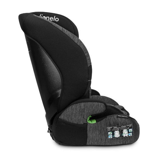 Slika Autosjedalica Levi One i-Size 9-36 kg (76-150 cm) 360, Black Grey Lionelo