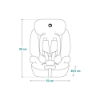Slika Autosjedalica Levi One i-Size 9-36 kg (76-150 cm) 360, Crni Carbon Lionelo 
