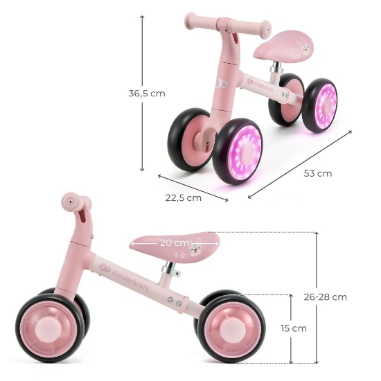 Slika Bicikl Cutie Flash, Rozi Kinderkraft 