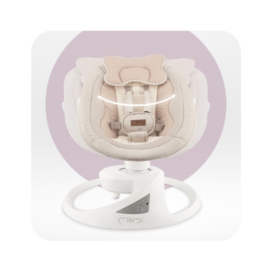 Slika PEARL električna njihaljka, bež MoMi 