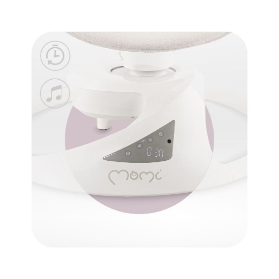 Slika PEARL električna njihaljka, bež MoMi 