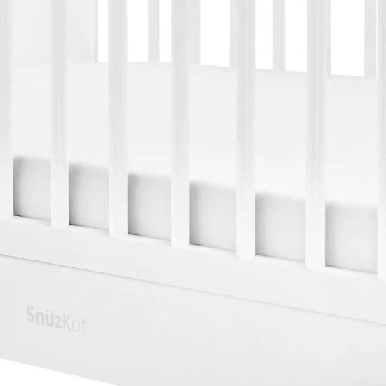 Slika SnuzKot Skandi set 2 u 1 krevetić + komoda za prematanje, bijeli 