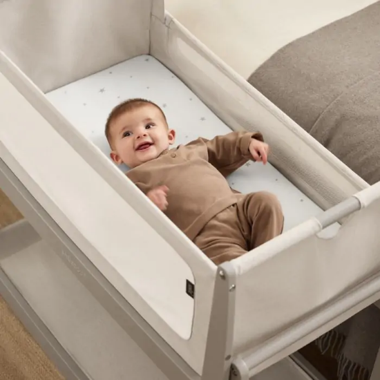 Slika Plahte za SnuzPod⁴/ SnuzPod5/Studio krevetiće - Bijela / Star, 2 kom Snuz 