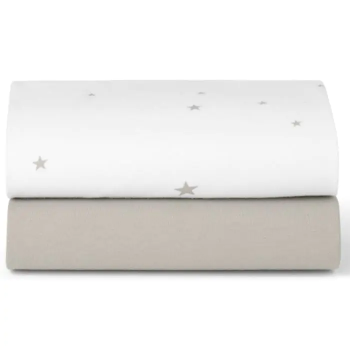 Slika Plahte za SnuzPod⁴/ SnuzPod5/Studio krevetiće - Bijela / Star, 2 kom Snuz 