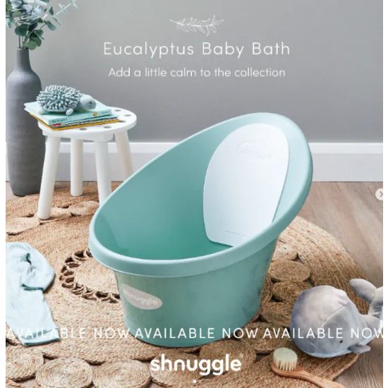 Slika Shnuggle kadica za bebe do 12 mj., Eucalyptus 