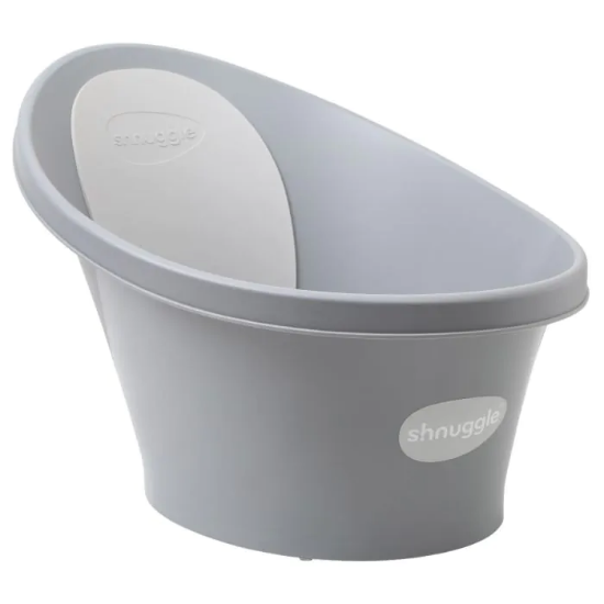 Slika Shnuggle kadica za bebe do 12 mj., Pebble Grey 
