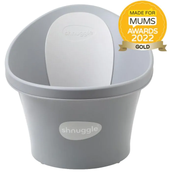 Slika Shnuggle kadica za bebe do 12 mj., Pebble Grey 