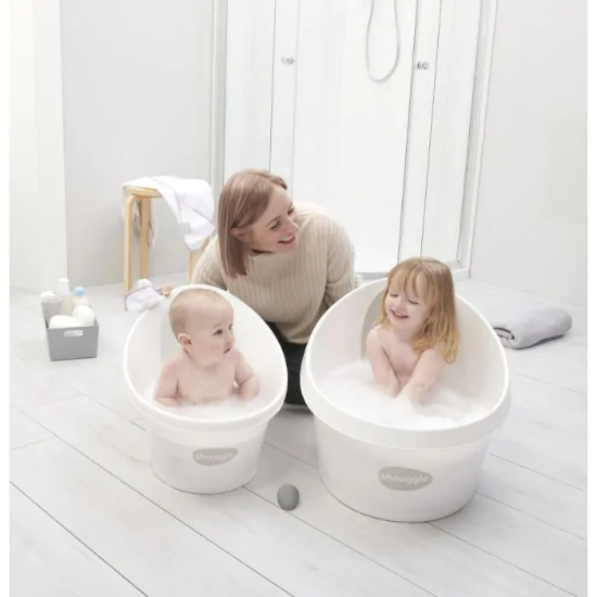 Slika Shnuggle Toddler kadica za kupanje, White/Grey 
