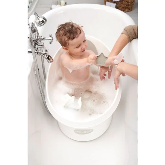 Slika Shnuggle Toddler kadica za kupanje, White/Grey 