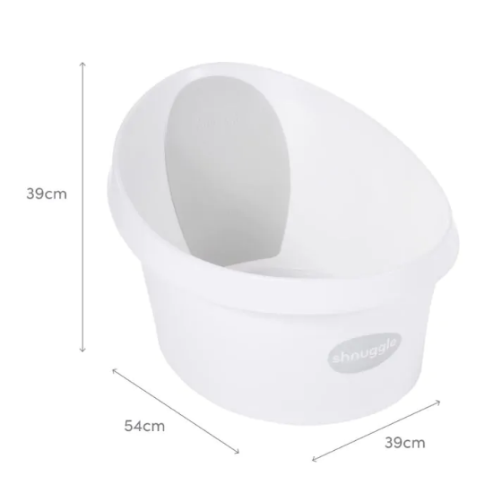 Slika Shnuggle Toddler kadica za kupanje, White/Grey 