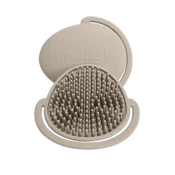 Slika Meka silikonska četka za kupanje - Taupe Shnuggle 