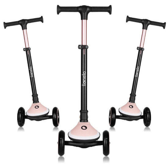 Slika Romobil Mey LED, Pink Rose Lionelo 