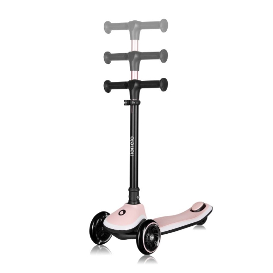 Slika Romobil Mey LED, Pink Rose Lionelo 