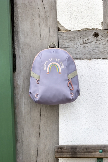Slika Ruksak Tiny Outdoor Rainbow pastel lilac - Lässig