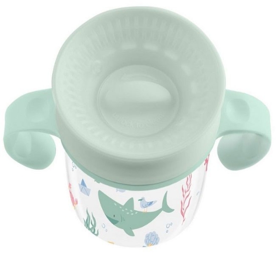 Slika Čaša za piti 360° 300 ml Deep Sea - Mint Kikka Boo