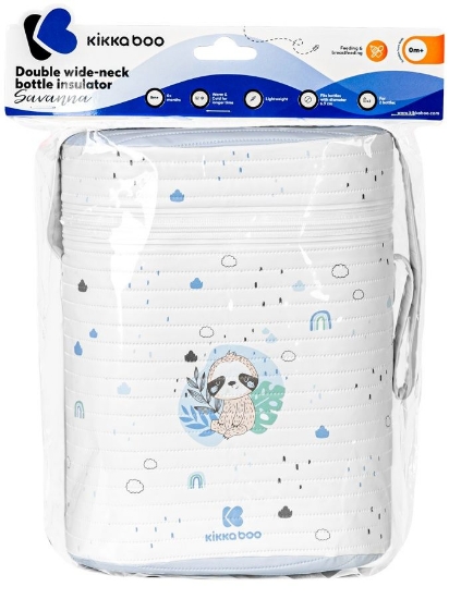 Slika Termo torba za dvije bočice Savanna - Blue Kikka Boo 