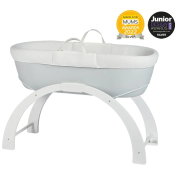 Slika Dreami Moses košara sa stalkom i madracem - Siva Shnuggle 