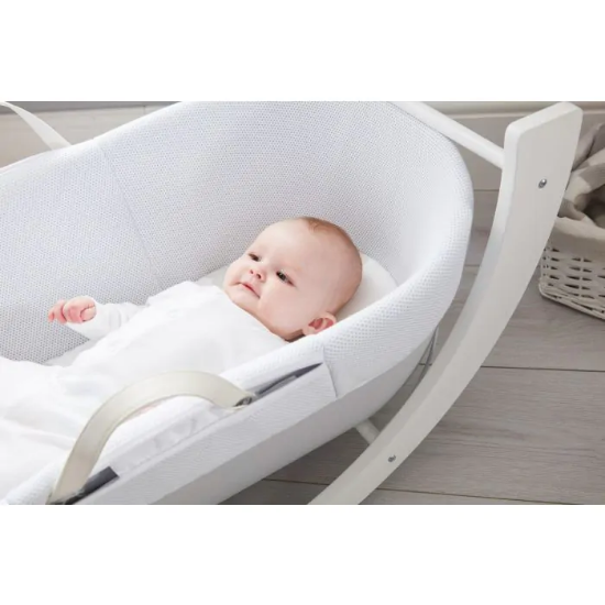 Slika Dreami Moses košara sa stalkom i madracem - Eucalyptus Shnuggle 
