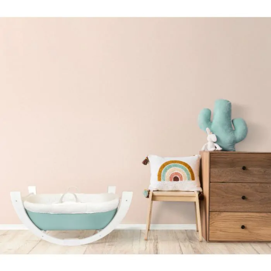 Slika Dreami Moses košara sa stalkom i madracem - Eucalyptus Shnuggle 