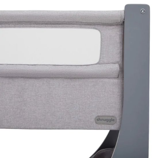 Slika Shnuggle Air Lite krevetić za bebe, siva 