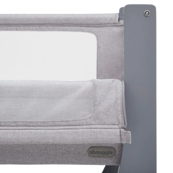 Slika Shnuggle Air Lite krevetić za bebe, siva 