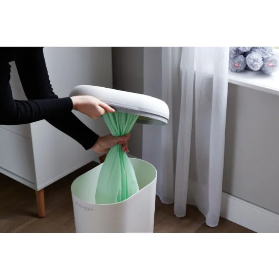 Slika Spremnik za odlaganje pelena - Bijelo/Sivi Shnuggle 