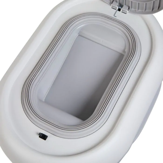 Slika Spremnik za odlaganje pelena - Bijelo/Sivi Shnuggle 