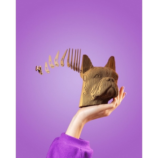 Slika 3D puzzle - Buldog CARTONIC 