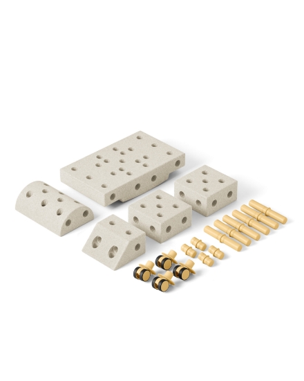 Slika MODU Explorer set, Sand Grey / Honey Yellow
