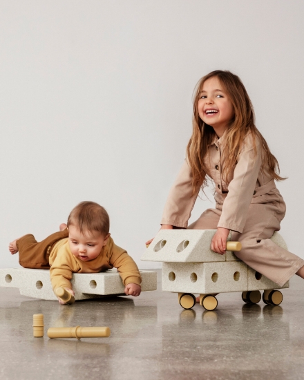 Slika MODU Explorer set, Sand Grey / Honey Yellow